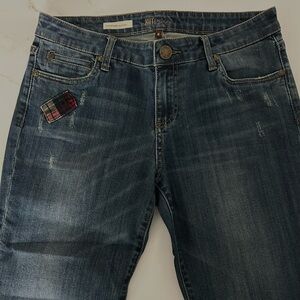 Kut from the Kloth Catherine Boyfriend Jeans - Dark Blue